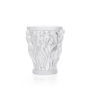 Lalique Bacchantes Small Vase Clear